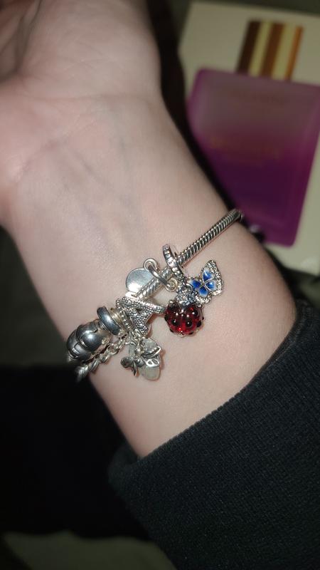 Red Ladybird Dangle Charm | Sterling silver | Pandora US