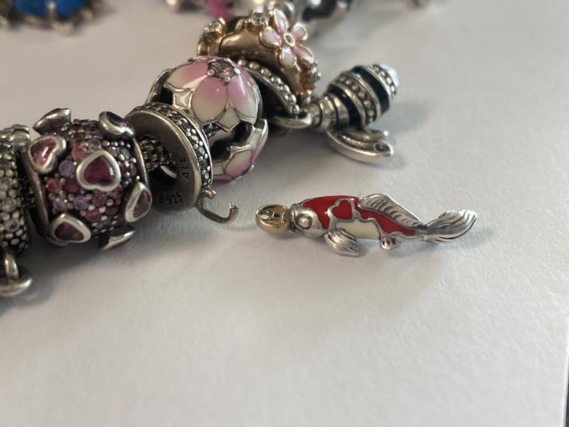 Good Fortune Carp Dangle Charm | Two-tone | Pandora US