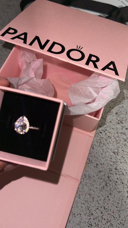 Pandora teardrop promise deals ring