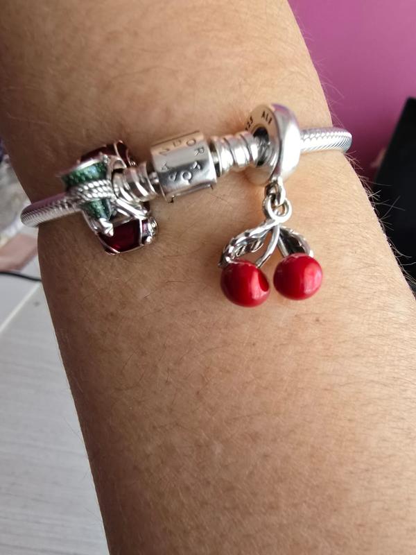 Pandora Asymmetrical Cherry Fruit store Dangle Charm