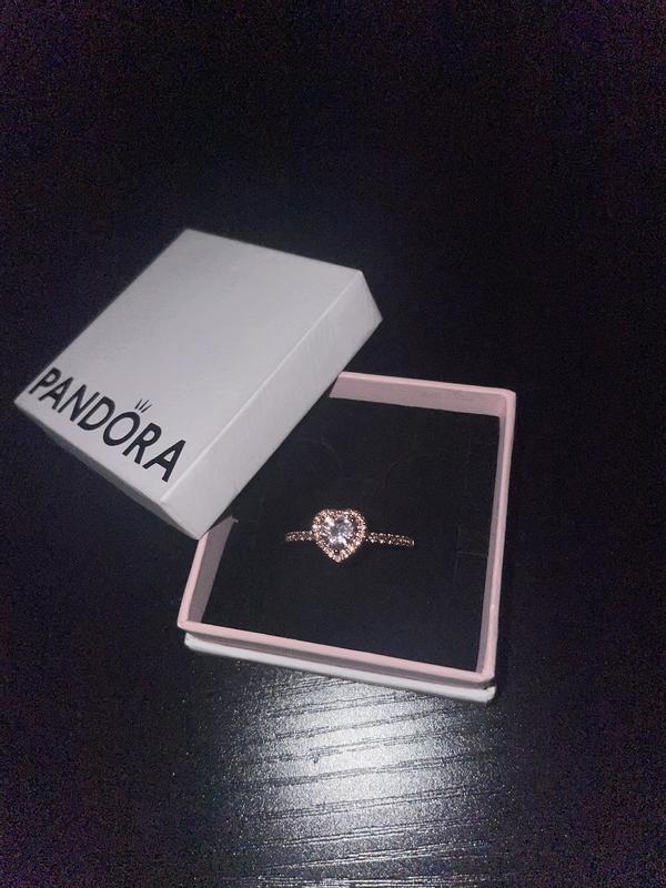 Sparkling Elevated Heart Ring | Rose gold plated | Pandora US Sparkling Elevated Heart Ring | Rose gold plated | Pandora US