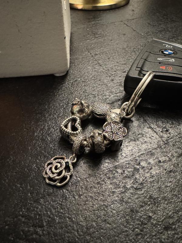 Pandora Moments Charm Key Ring | Sterling silver | Pandora US