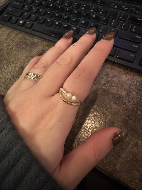 Treated Freshwater Cultured Pearl & Organically Shaped