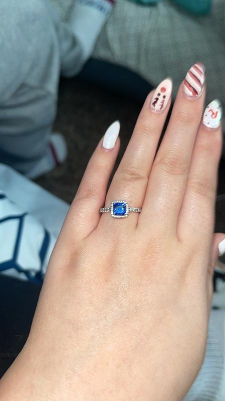 Blue timeless elegance ring on sale pandora