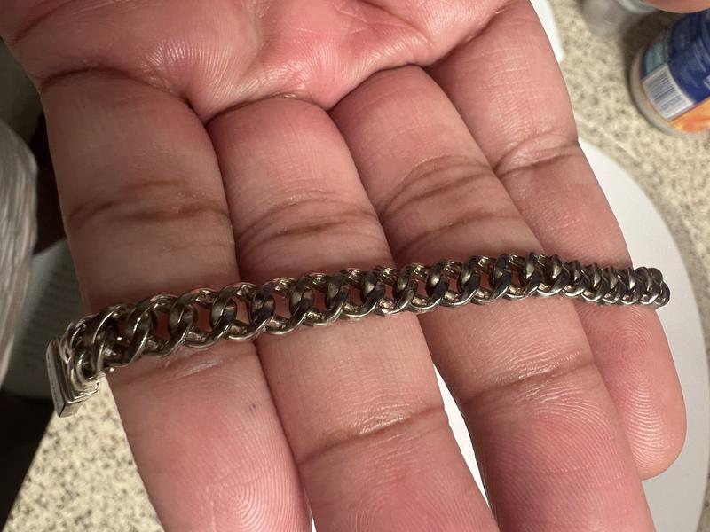 Pandora Timeless Pavé Cuban Chain Bracelet | Sterling silver 