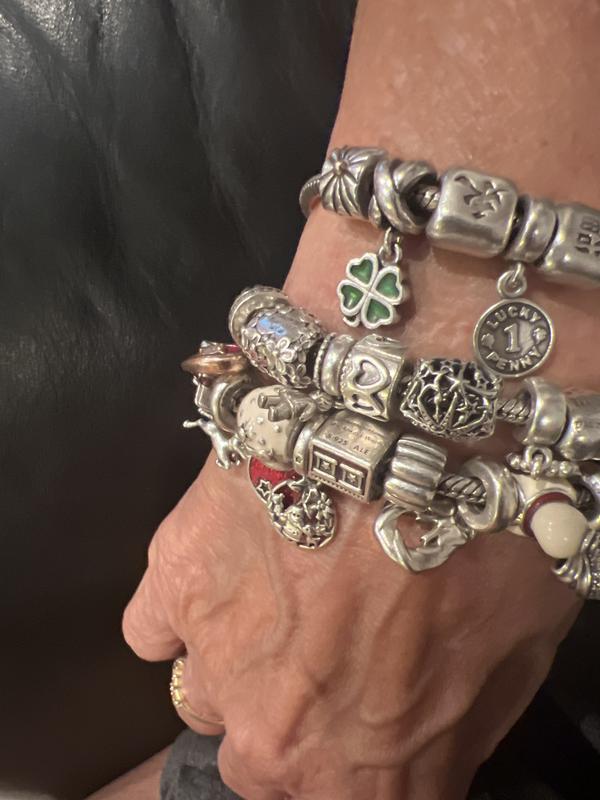 Band of Hearts Clip Charm | Sterling silver | Pandora US