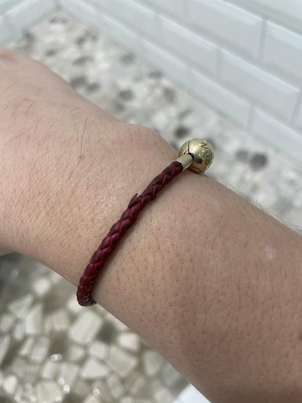 Pandora red deals woven bracelet