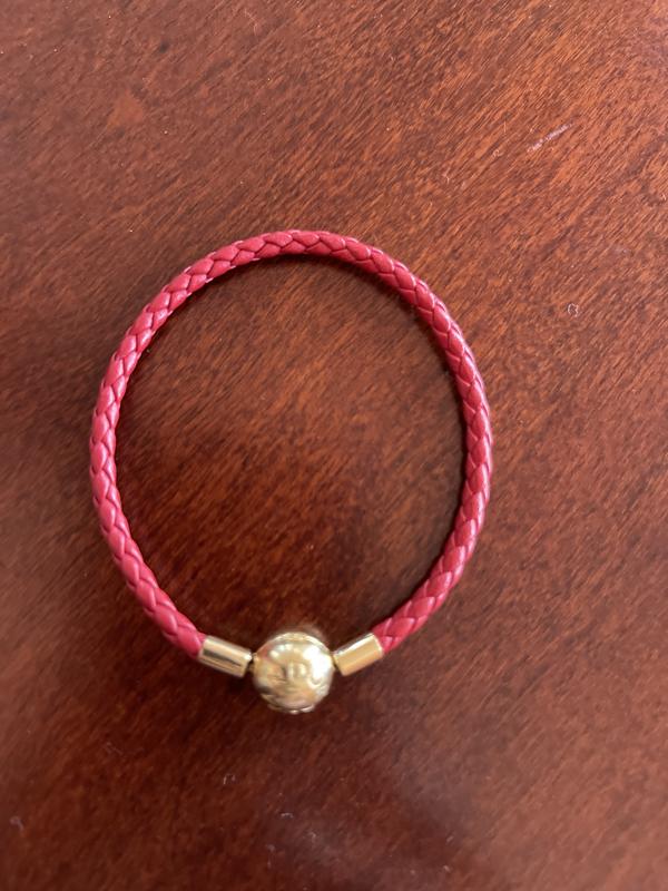 Pandora red deals woven bracelet