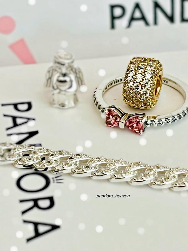 Sparkling Pavé Triple-row Charm | Gold plated | Pandora US