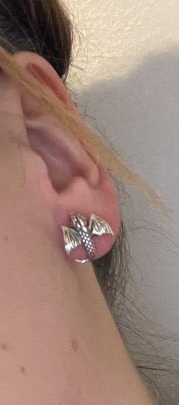 Game of Thrones Curved Dragon Stud Earrings Sterling silver Pandora US