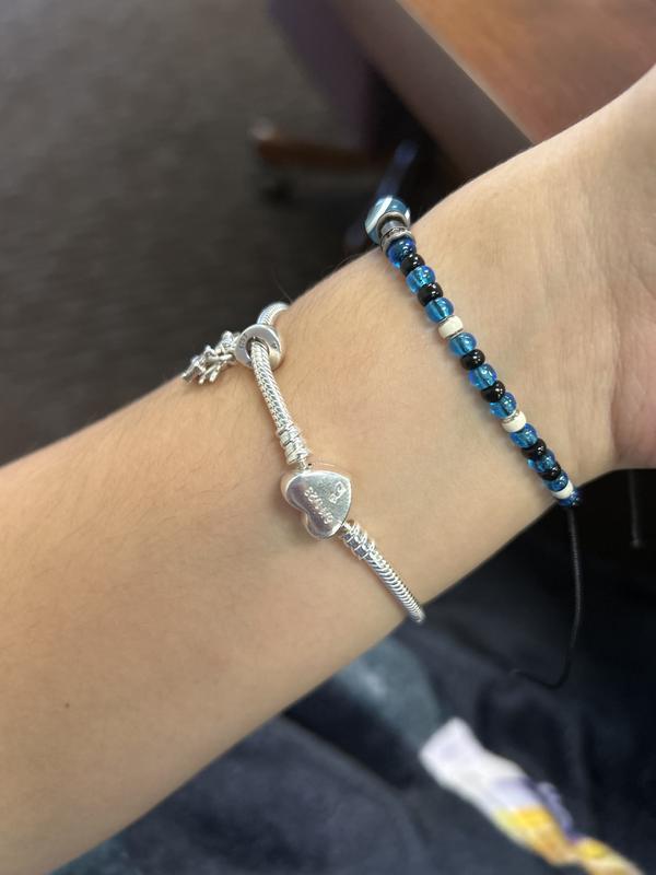 Pandora Moments Engravable Heart Clasp Snake Chain Bracelet Pandora Moments Engravable Heart Clasp Snake Chain Bracelet