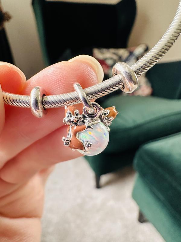 Disney Chip & Dale Bauble Dangle Charm | Sterling silver