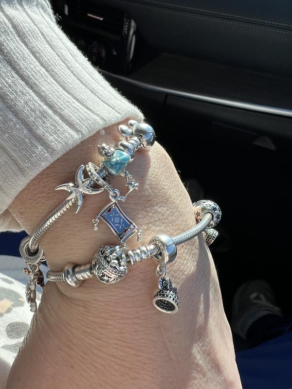 Disney Tinker Bell Clasp Moments Snake Chain Bracelet