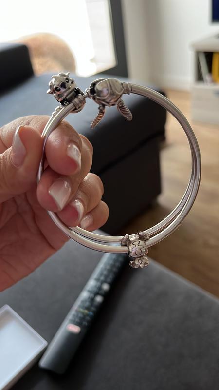 Pandora Moments Disney Stitch Biting Clasp Bangle