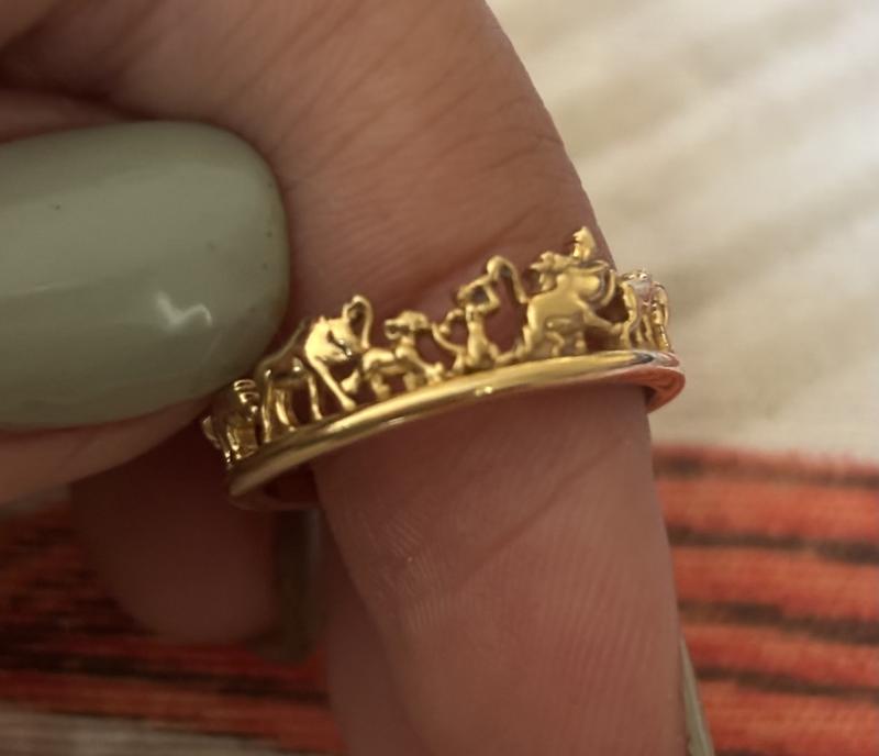 Disney The Lion King Ring Gold plated Pandora US