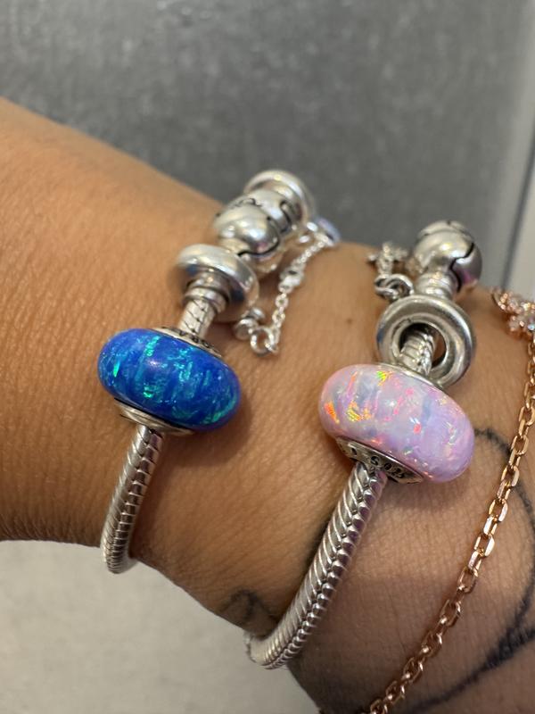 Opalescent Ocean Deep Blue Charm | Sterling silver | Pandora US