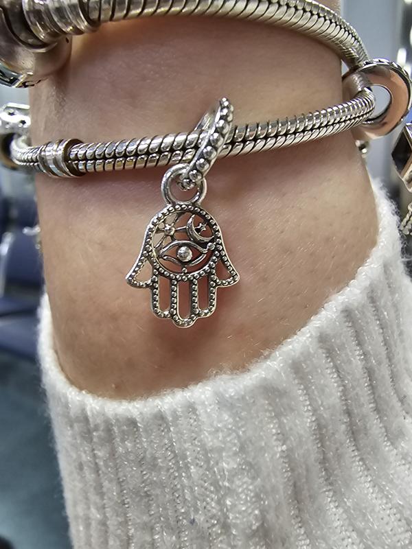 Protective Hamsa Hand Dangle Charm