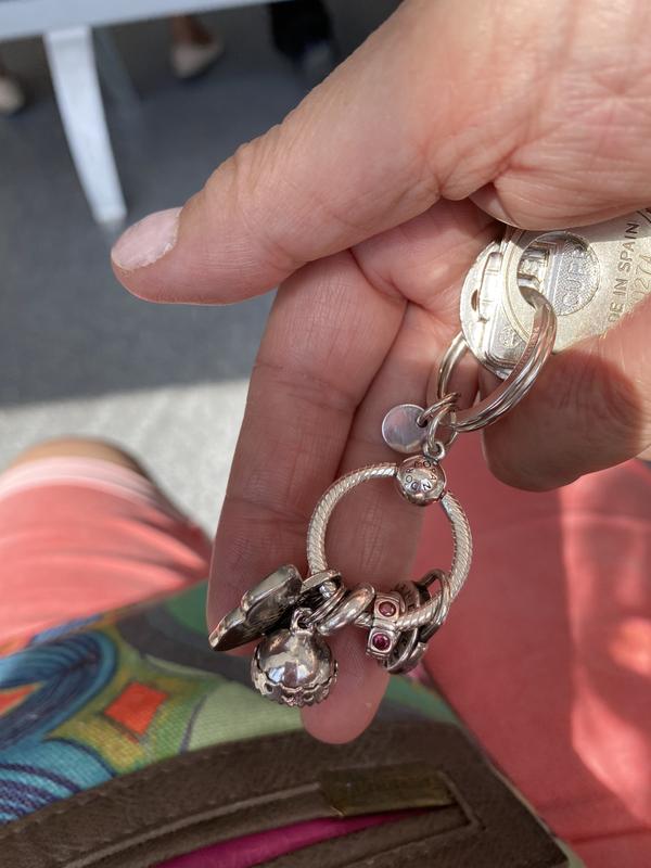 Pandora Moments O Pendant With Charms Heart O Pendant Link Chain