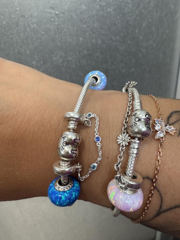 【着後レビューで 送料無料】 Opalescent US Pandora | silver Sterling | Charm Blue Deep Ocean アクセサリー