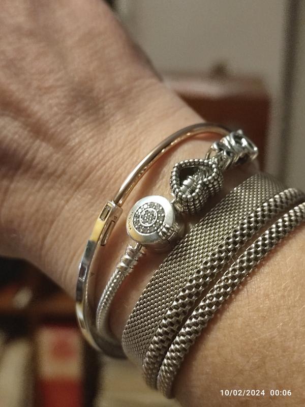 Pandora Moments Sparkling Crown O Snake Chain 2024 Bracelet