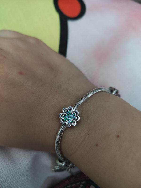 Splittable Four Leaf Clover Charm | Sterling silver | Pandora US Splittable Four Leaf Clover Charm | Sterling silver | Pandora US