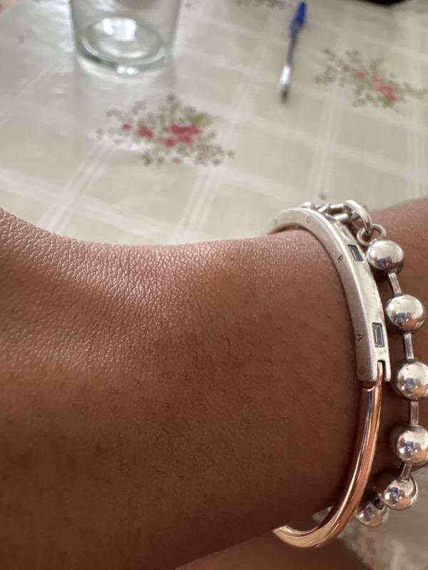 Pandora Signature Two-tone I-D パンドラ Pandora Signature Two-tone Logo & Pavé Ring