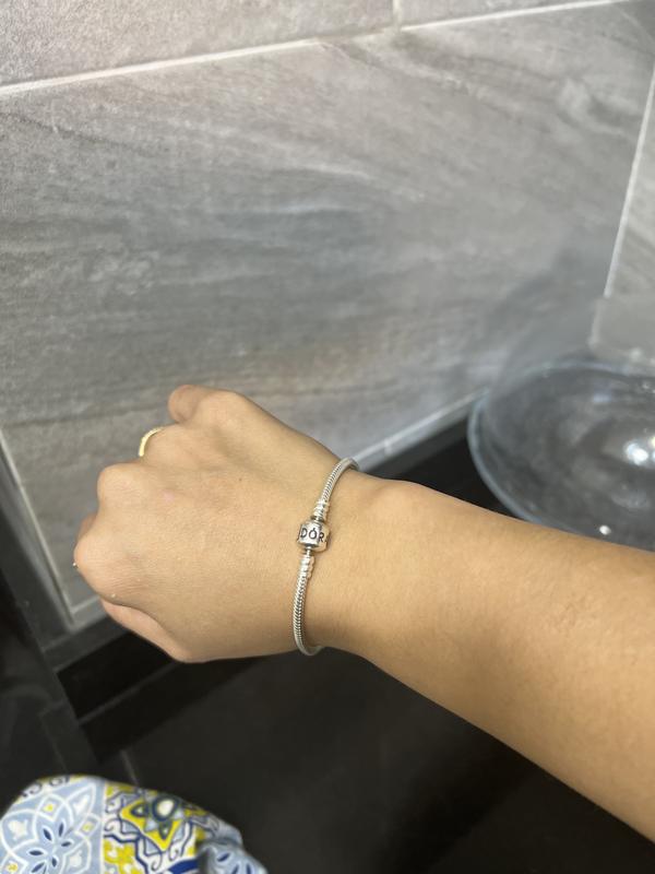 品数豊富！ SNAKE CHAIN PANDORA SHINE BRAC バングル 金色