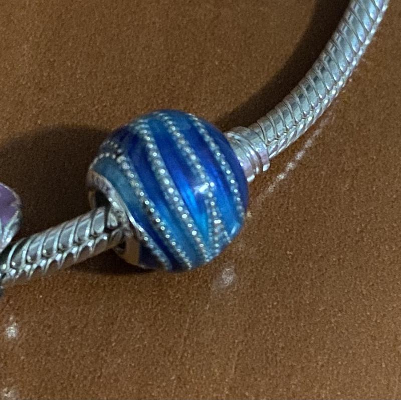 Pandora blue wave charm deals