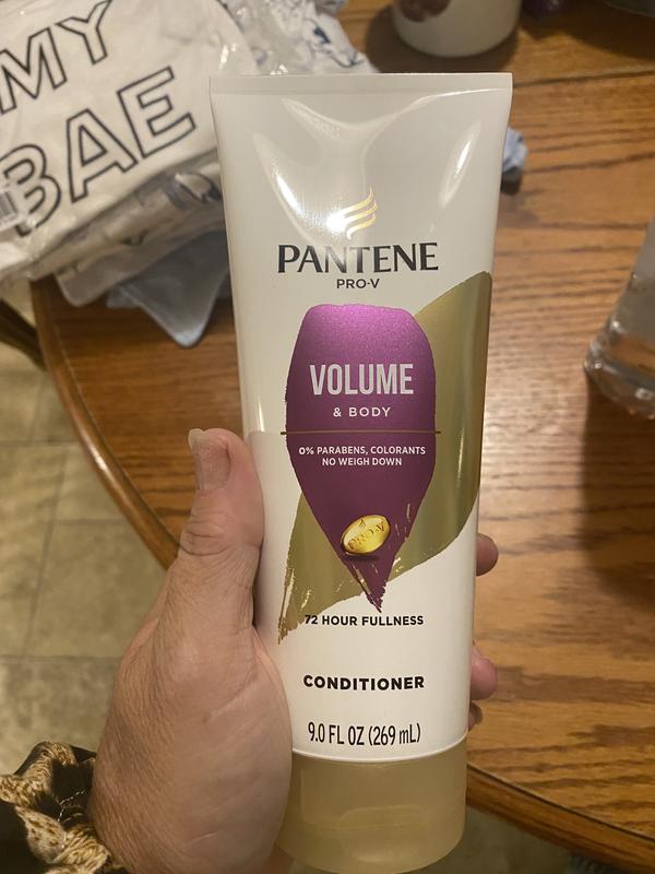 Pantene Pro-V Volume & Body Shampoo 10.4 fl oz + Conditioner 9.0 fl oz, All  Hair Types 