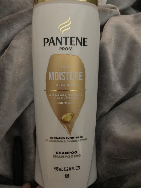 Pantene Shampoo, Conditioner and Hair Treatment Set, Daily Moisture Renewal  for Dry Hair, Safe for Color-Treated Hair