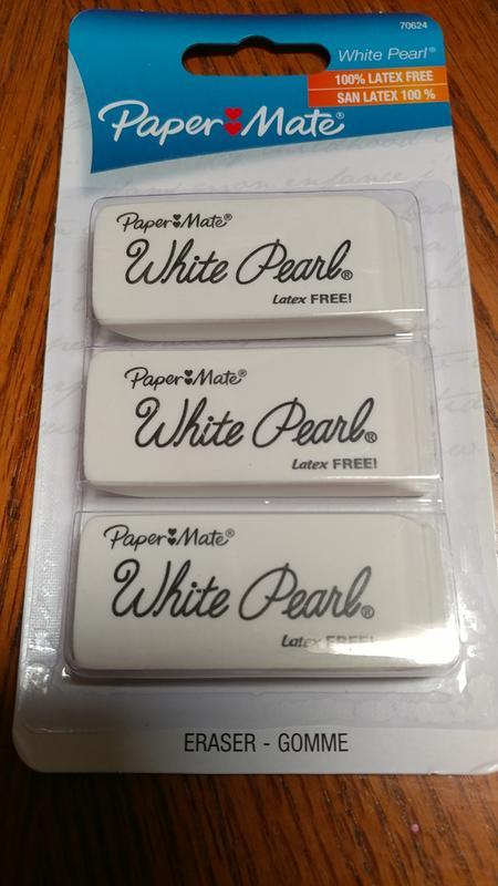 Paper Mate White Pearl Erasers