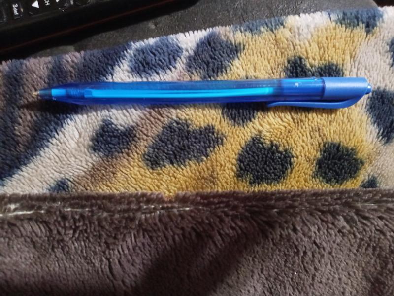 Works to the last drop of ink or someone steals it.