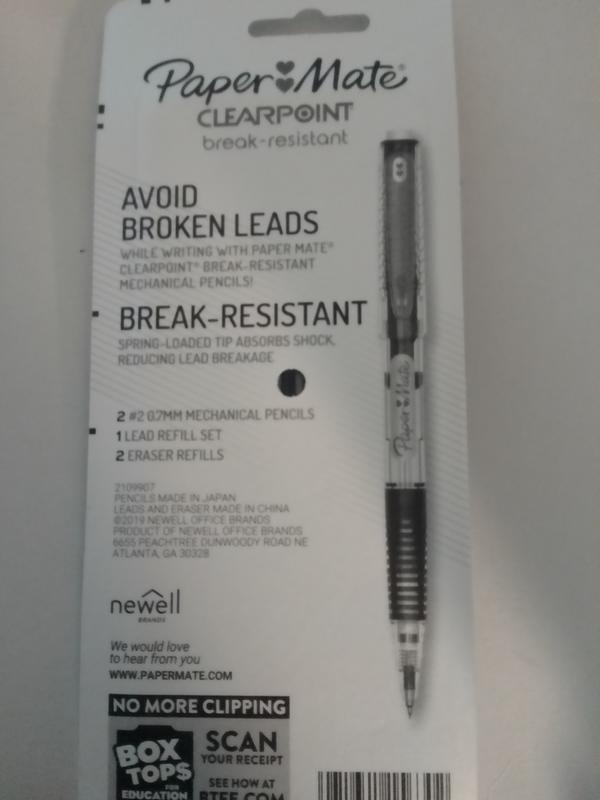 Paper Mate Clearpoint Break Resistant Mechanical Pencil Starter Set 0.5mm -  Office Depot