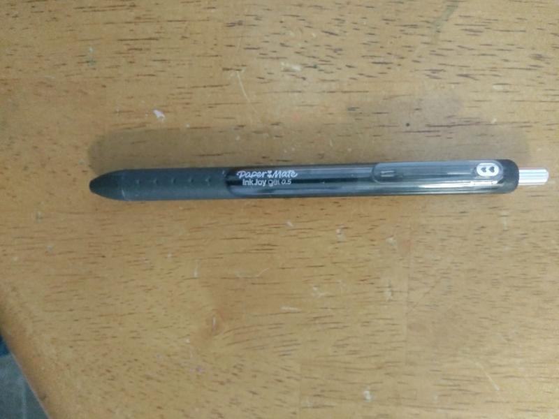 Paper Mate® InkJoy® Gel Pens, Fine Point, 0.5 mm, Black Barrel, Black Ink,  Pack Of 12 - Zerbee
