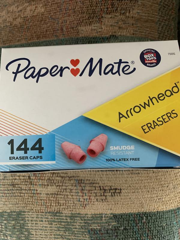 Great Product Details about   Lot of 140 Paper Mate Arrowhead Pink Erasers Smudge Resistant 