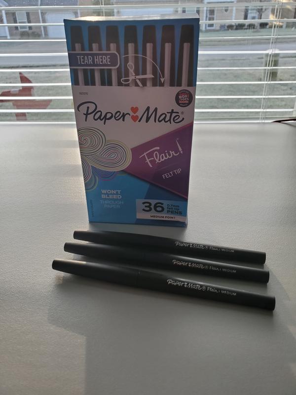 Flair Black Medium Point Felt Tip Pens - 2 Pk by Paper Mate at Fleet Farm