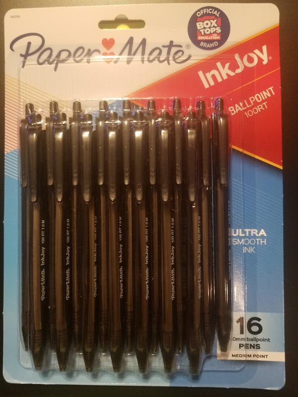 Penna papermate inkjoy 100 rt - punta 1mm - blu - Nadir Cancelleria