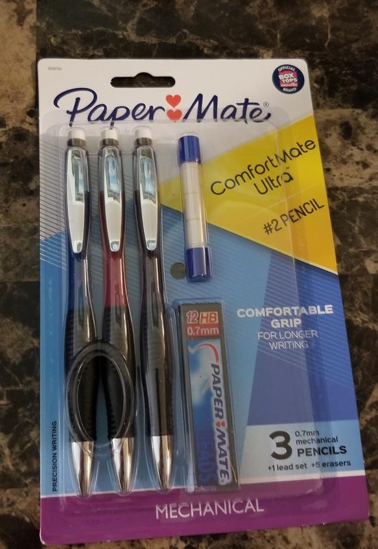 Paper Mate Comfort Mate Ultra Mechanical Pencil Sets, 0.5mm, HB #2 lead