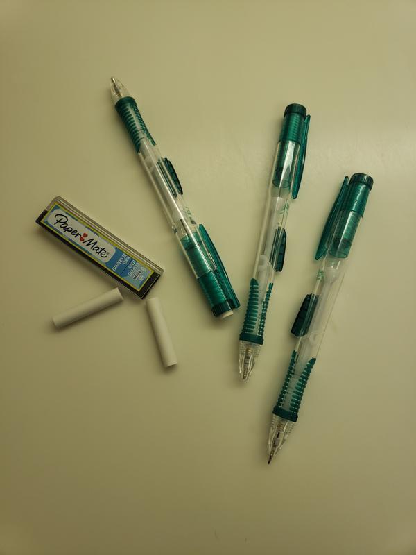 Paper Mate Clearpoint 3ct Mechanical #2 Pencils 0.7mm with Lead/Eraser  Refills 