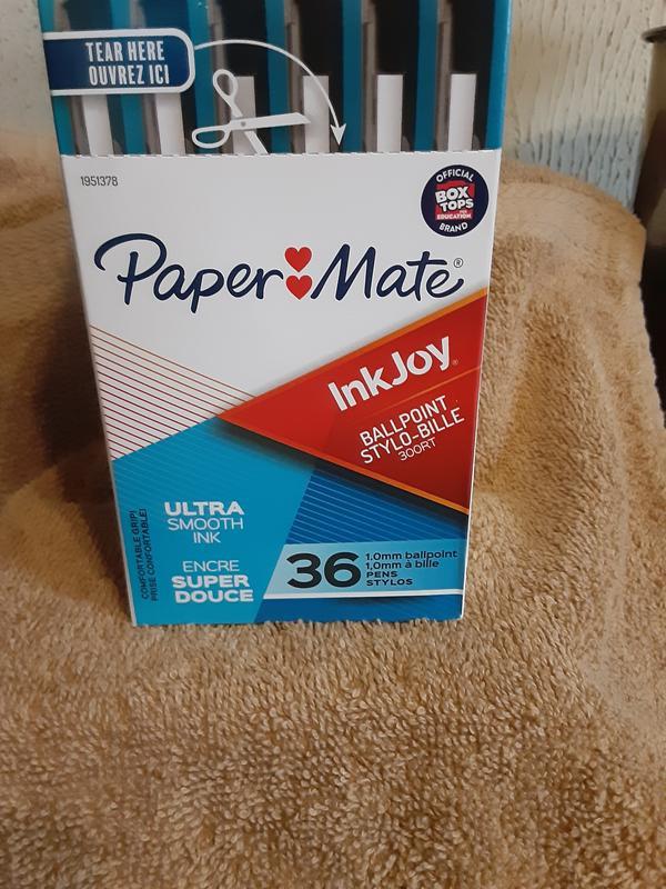 Paper Mate® Stylos à bille rétractables InkJoy® 300RT, pointe moyenne,  assortis, paquet de 24 Paper Mate 