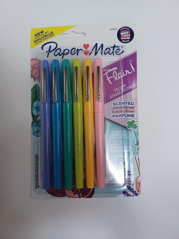 6 piece Scented Flair Felt Tip Markers by PaperMate