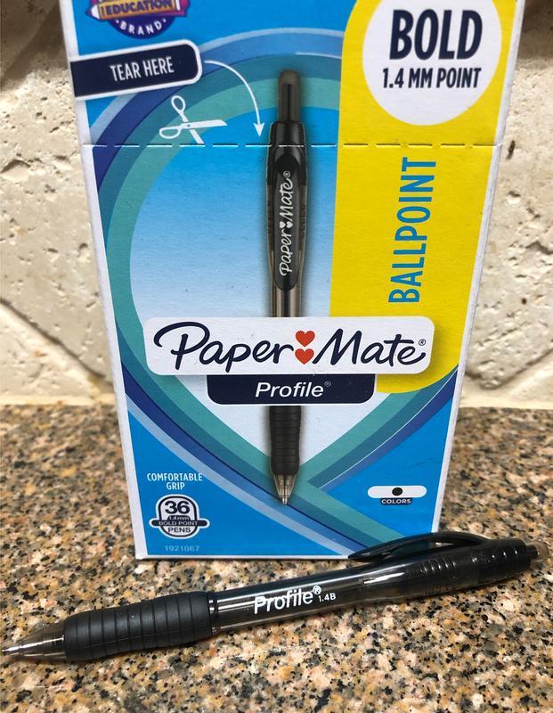 Inc Clip Clicks 8pk Ball Point Pens Colored Ink 1.0mm Comfort Grip- 4  Colors