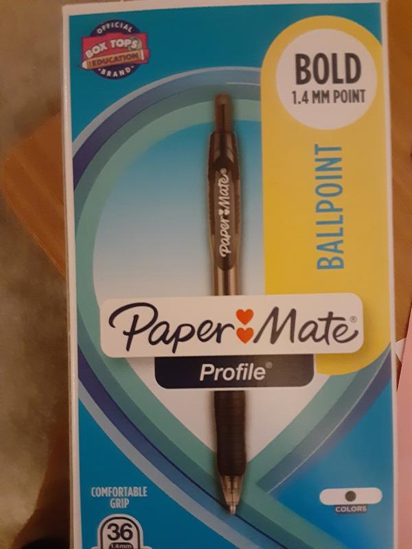 Paper Mate Profile Gel Pen Black .7mm 8ct