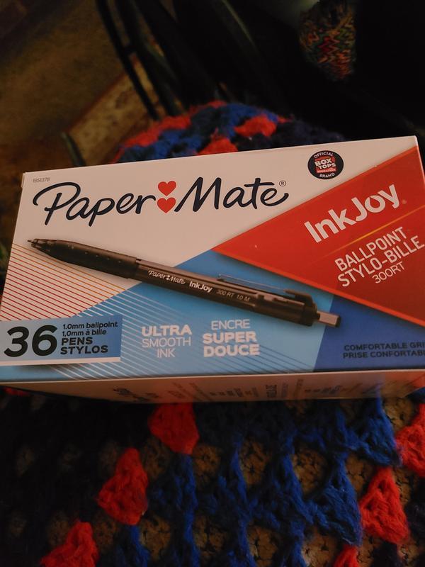 Paper Mate® InkJoy® 300RT Retractable Ballpoint Pens, Medium Point, Red,  Box of 12 