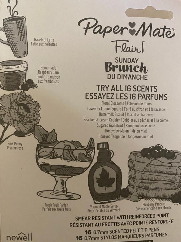 6ct Paper Mate Sunday Brunch Scented Flair Pens