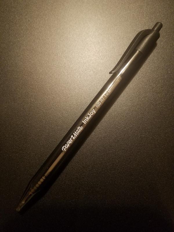 Paper Mate InkJoy 100RT stylo bille rétractable | pointe moyenne (1,0 mm) |  noir | Lot de 20