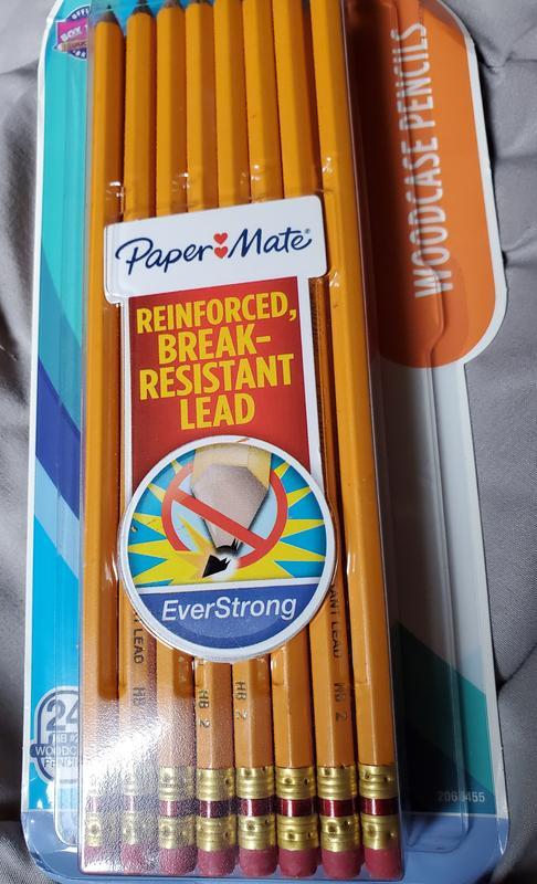 Reinforced EverStrong #2 Pencils 72-Count Break-Resistant Lead When Writing 