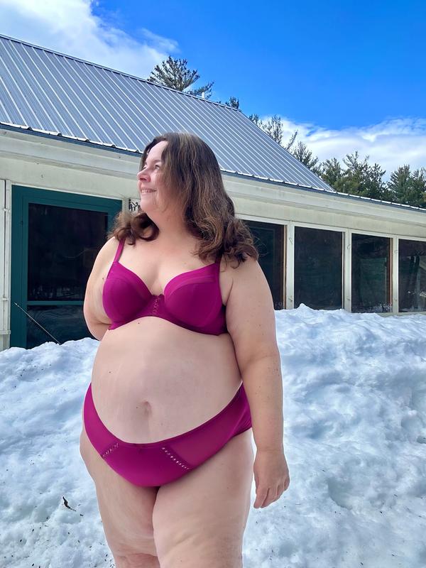 Bra size 40D Brief size 2XL