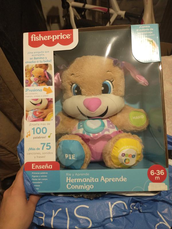 Peluche ríe y online aprende hermanita fisher price