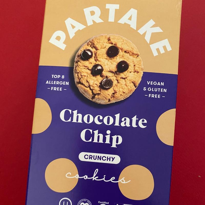  Partake Crunchy Cookies - Chocolate Chip, 4 Boxes, Vegan &  Gluten Free